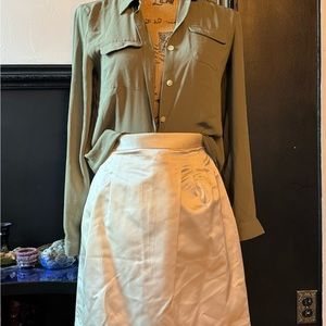 Vikki sobel made in USA vintage silk skirt